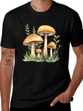 Mushroom Graphic T-Shirt - Nature Lover Tee