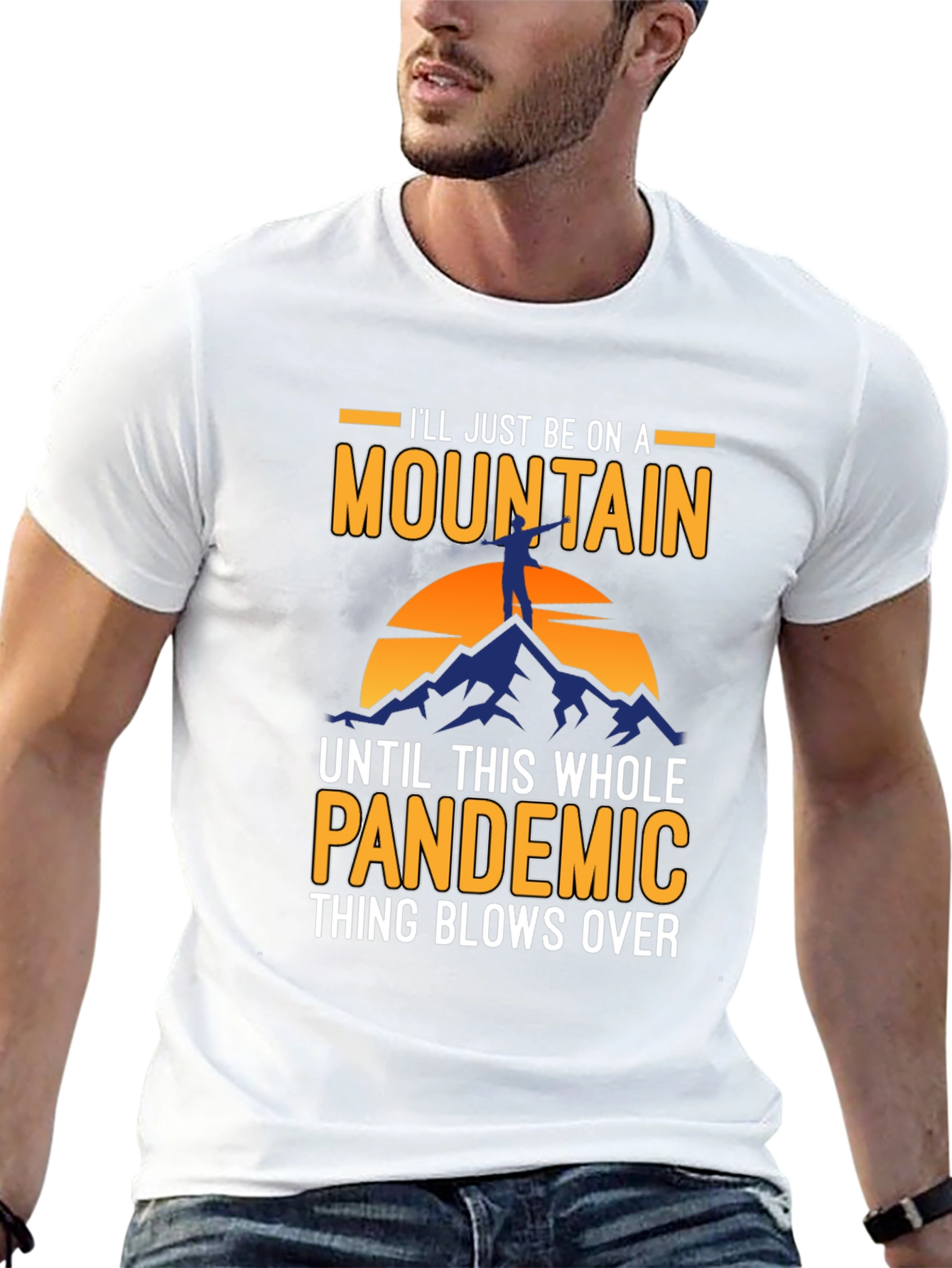 Mountain Pandemic T-Shirt - Stay Away in Style!