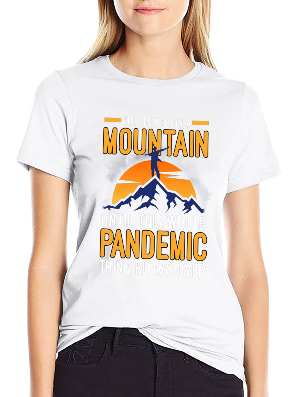 Mountain Pandemic T-Shirt - Stay Away in Style!
