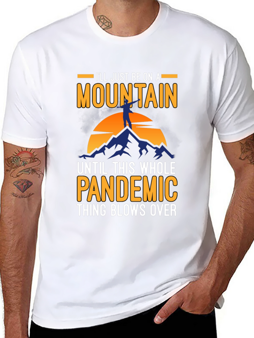 Mountain Pandemic T-Shirt - Stay Away in Style!