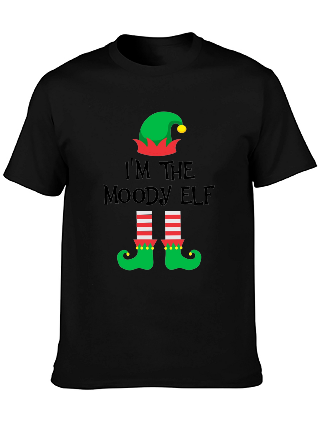 Moody Elf Christmas T-Shirt