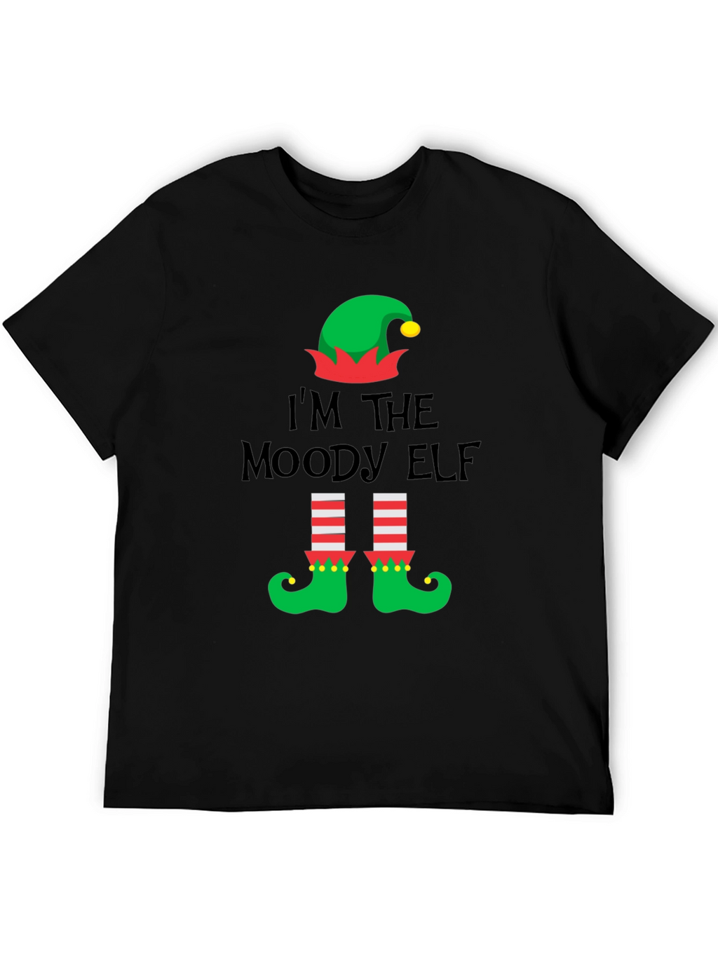 Moody Elf Christmas T-Shirt