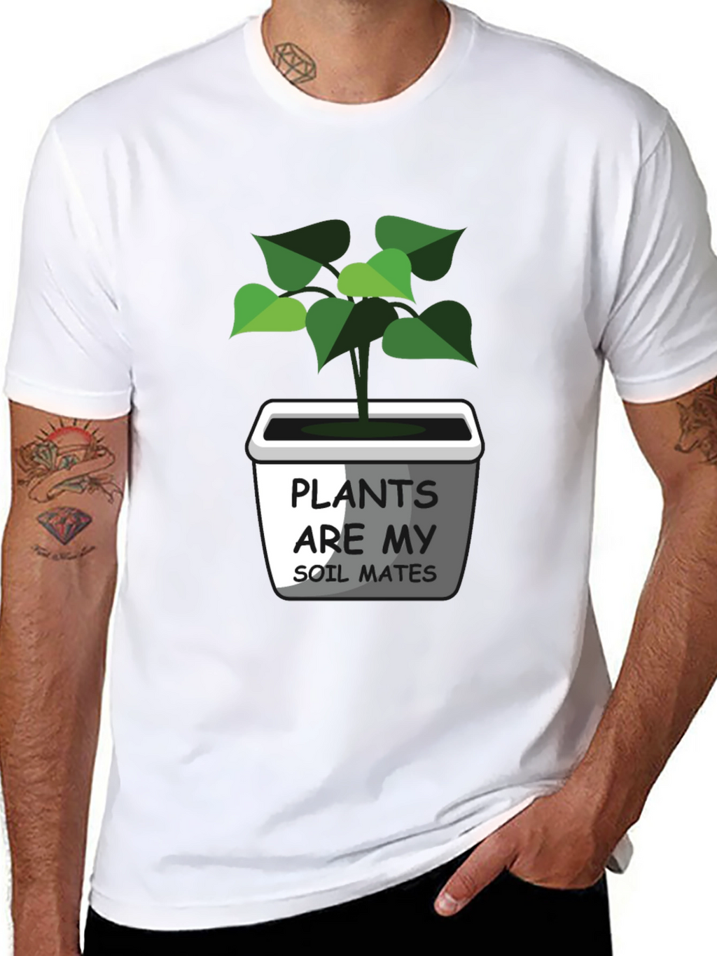 Plants Are My Soil Mates Graphic Tee