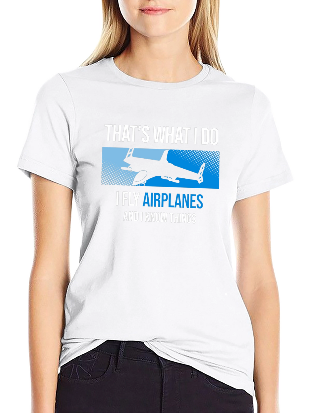 I Fly Airplanes Funny T-Shirt