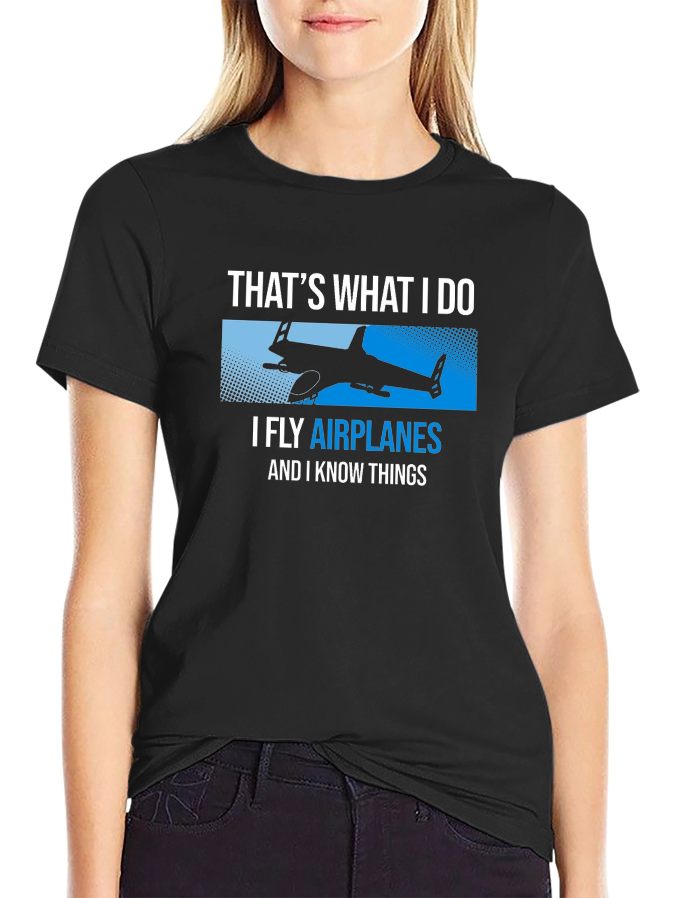 I Fly Airplanes Funny T-Shirt