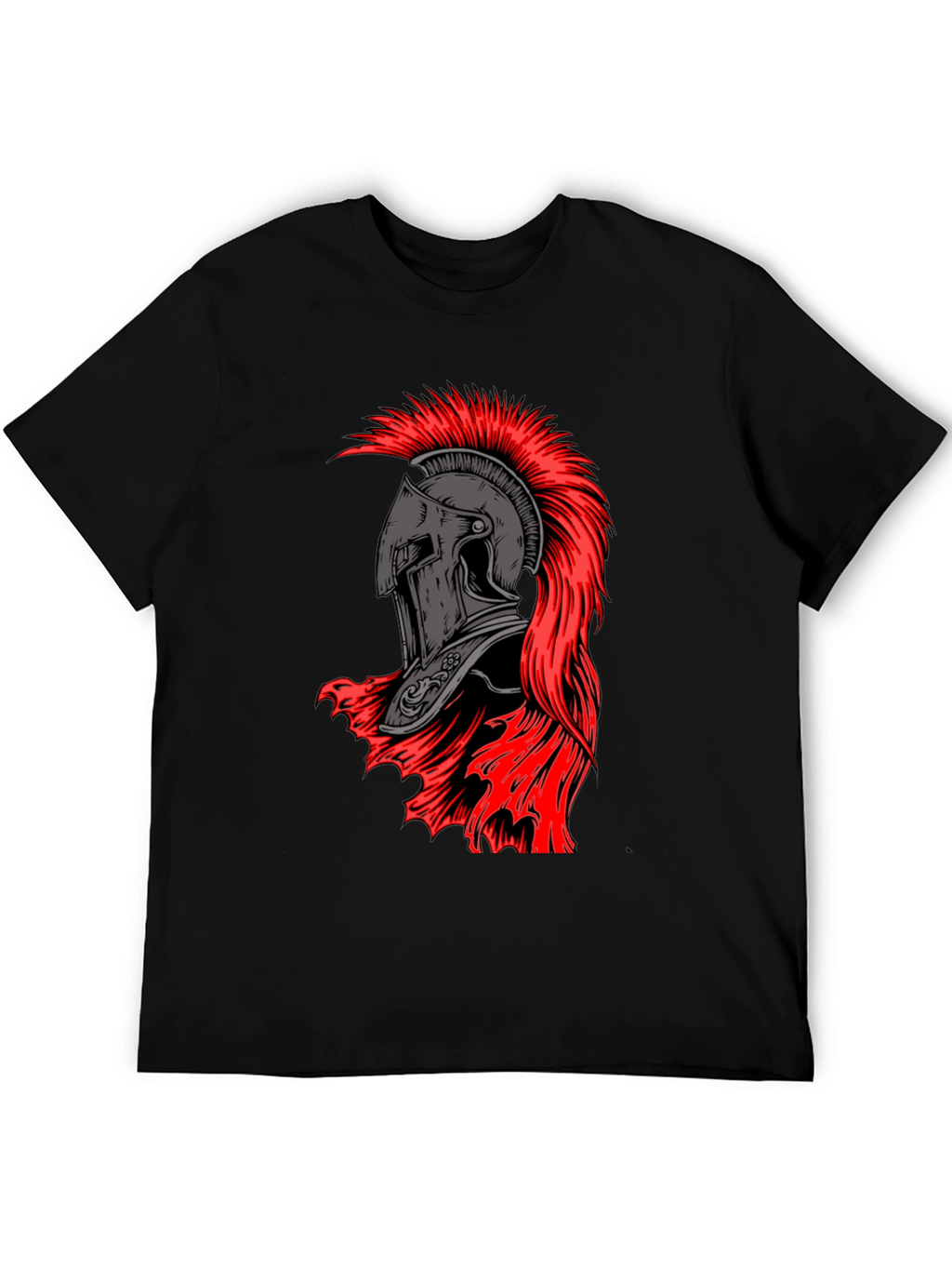 Spartan Helmet Graphic Tee - Black