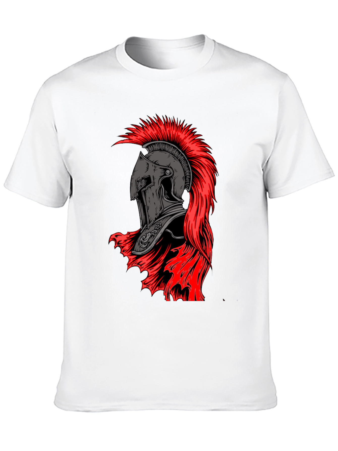 Spartan Helmet Graphic Tee - Black
