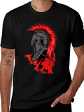 Spartan Helmet Graphic Tee - Black