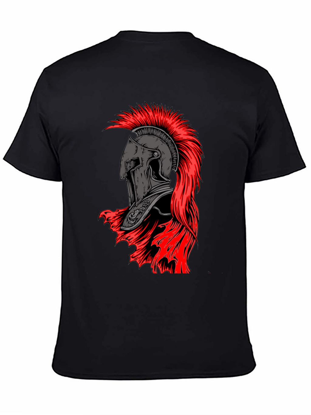 Spartan Helmet Graphic Tee - Black