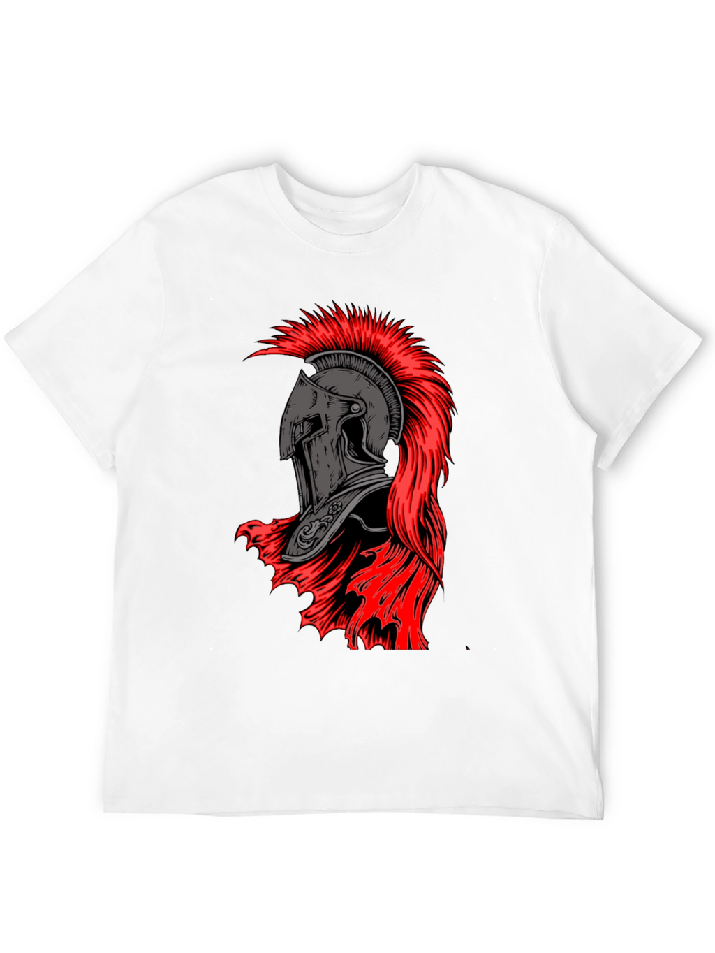 Spartan Helmet Graphic Tee - Black