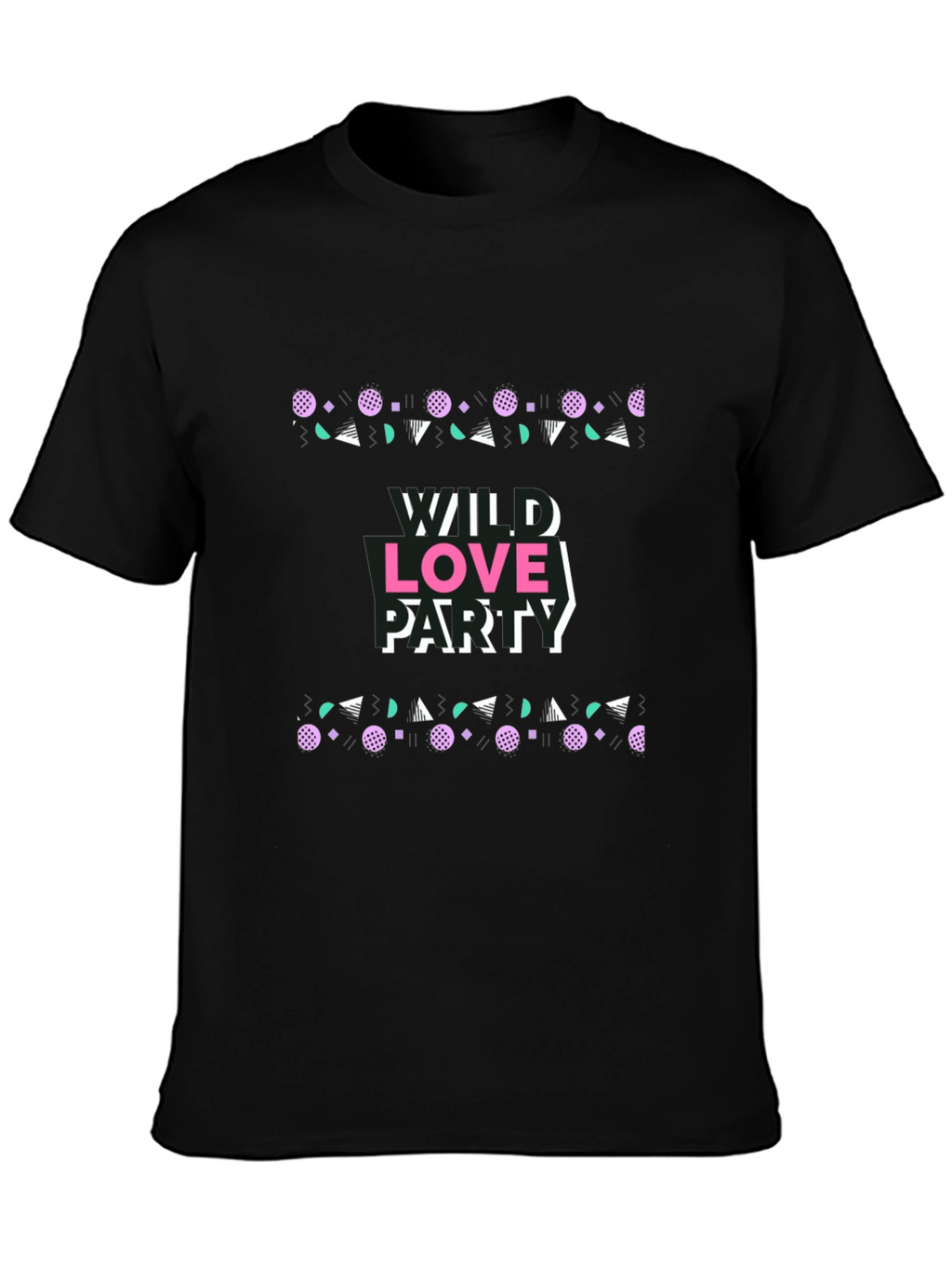 Wild Love Party Graphic Tee - Retro Design