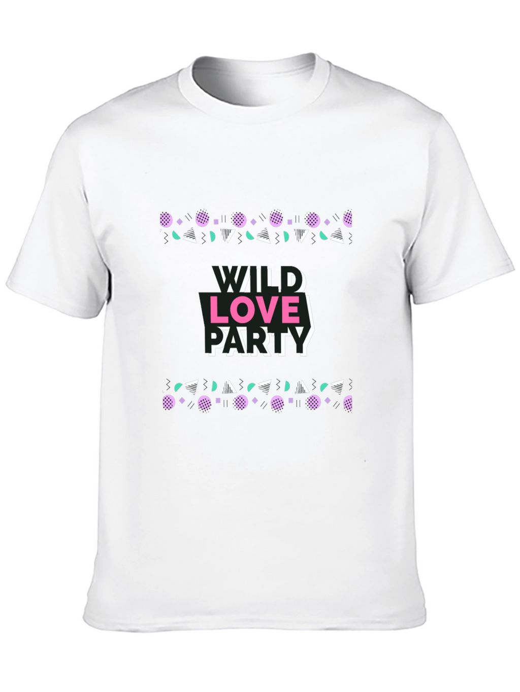 Wild Love Party Graphic Tee - Retro Design