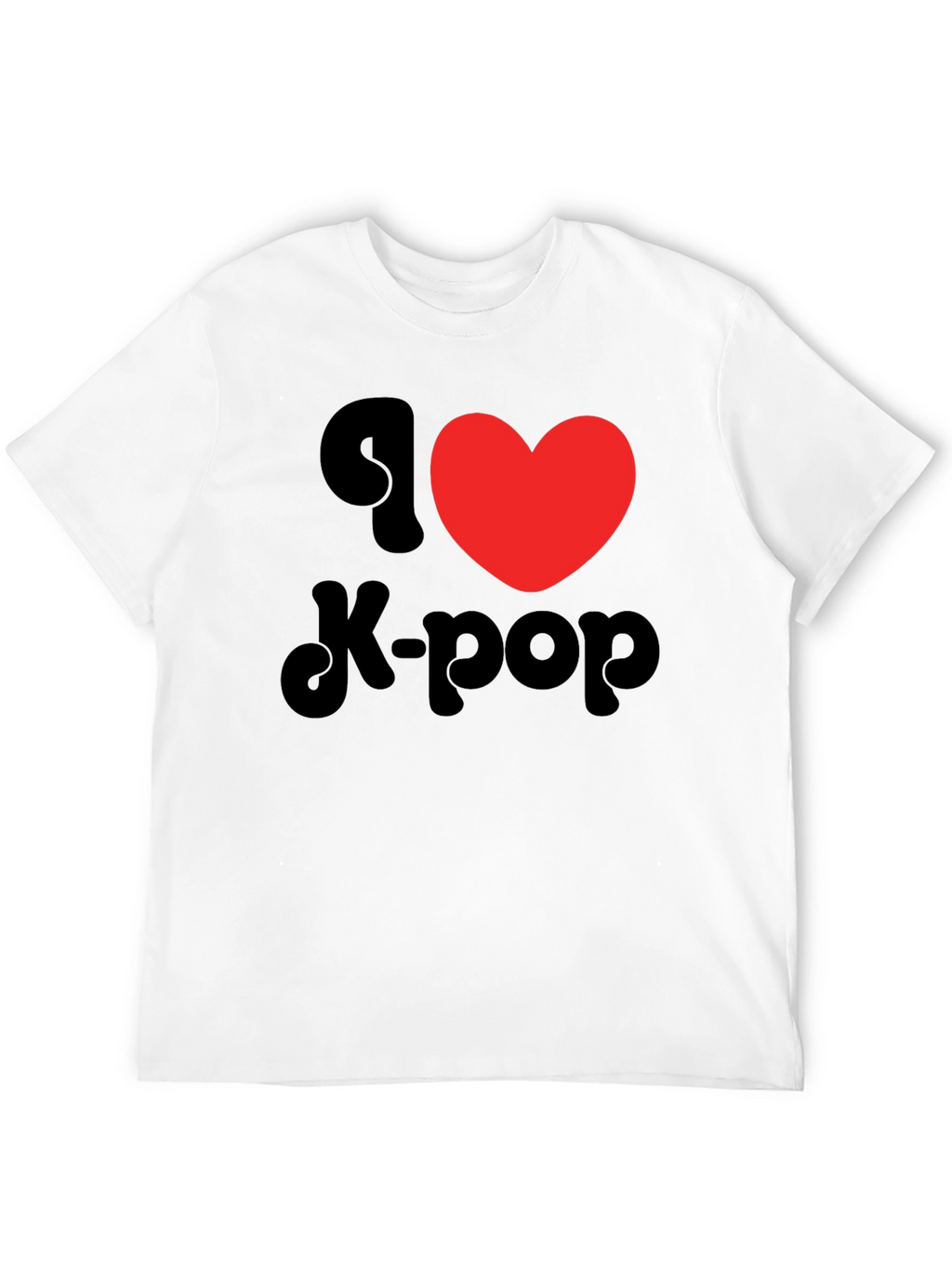 I Heart K-Pop Black T-Shirt