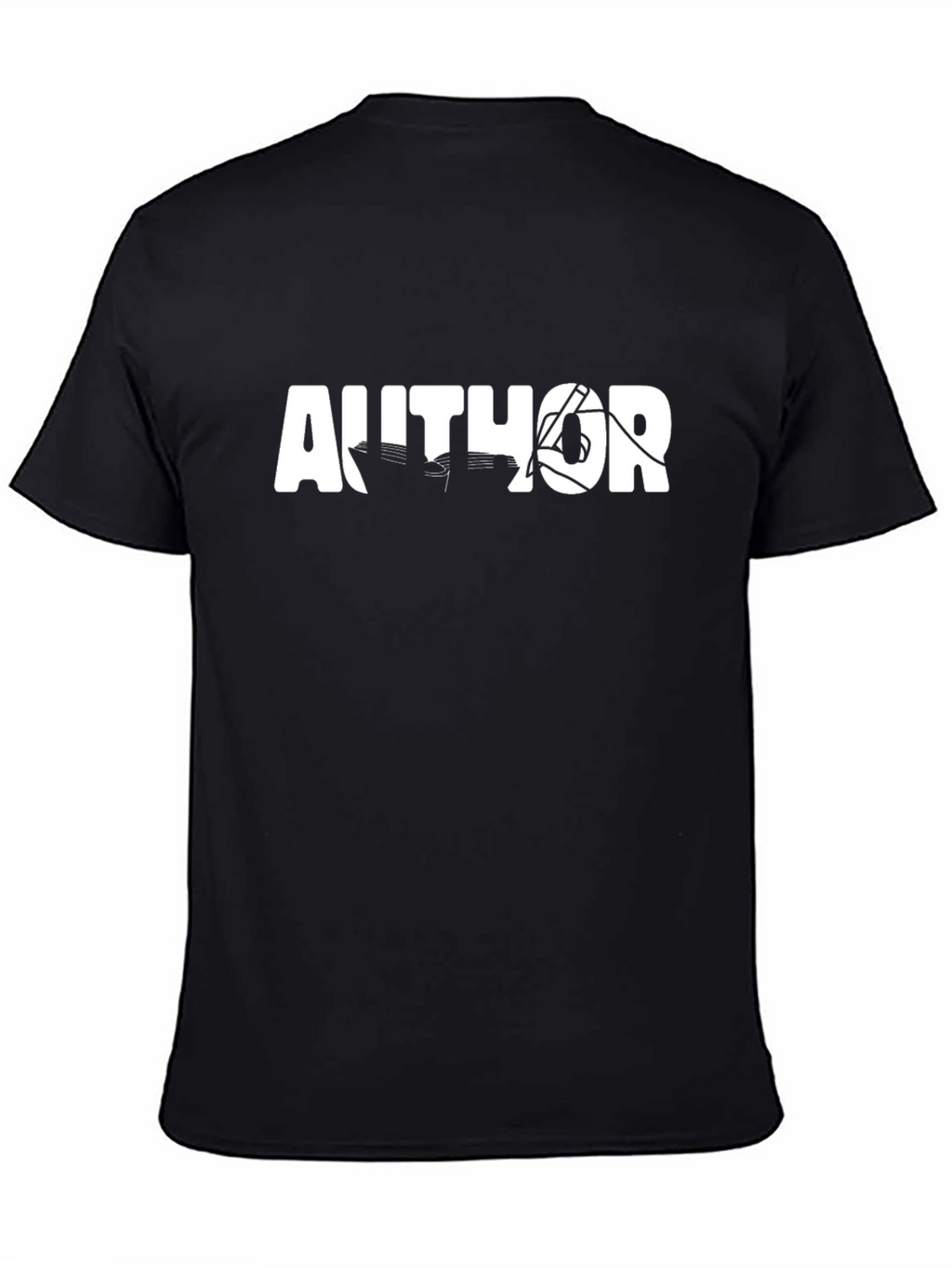 Author Black Graphic T-Shirt