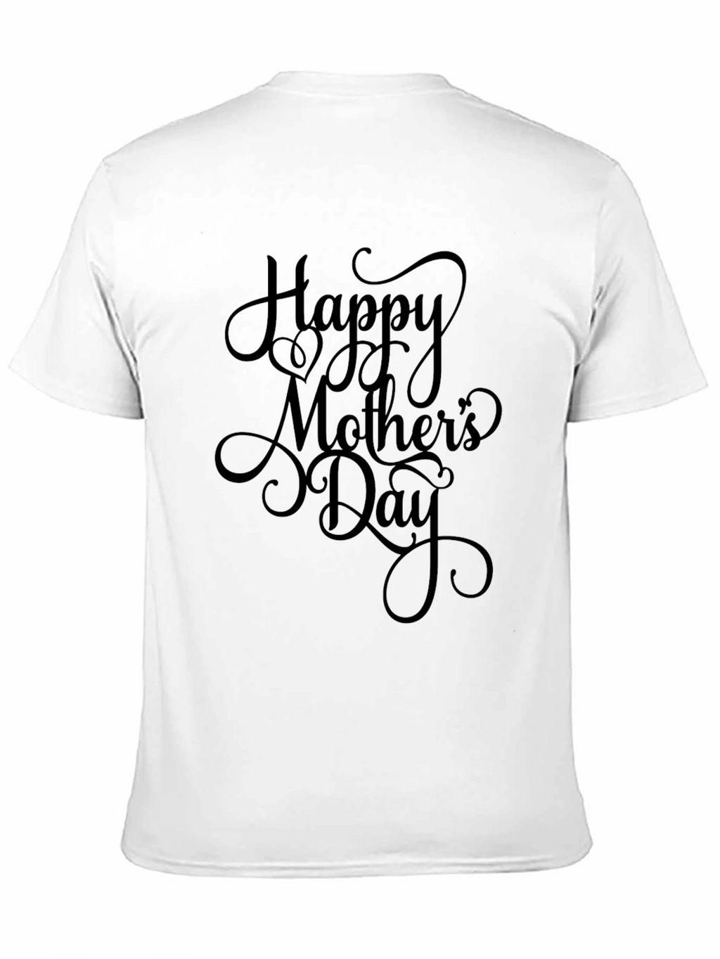 Happy Mothers Day Black T-Shirt