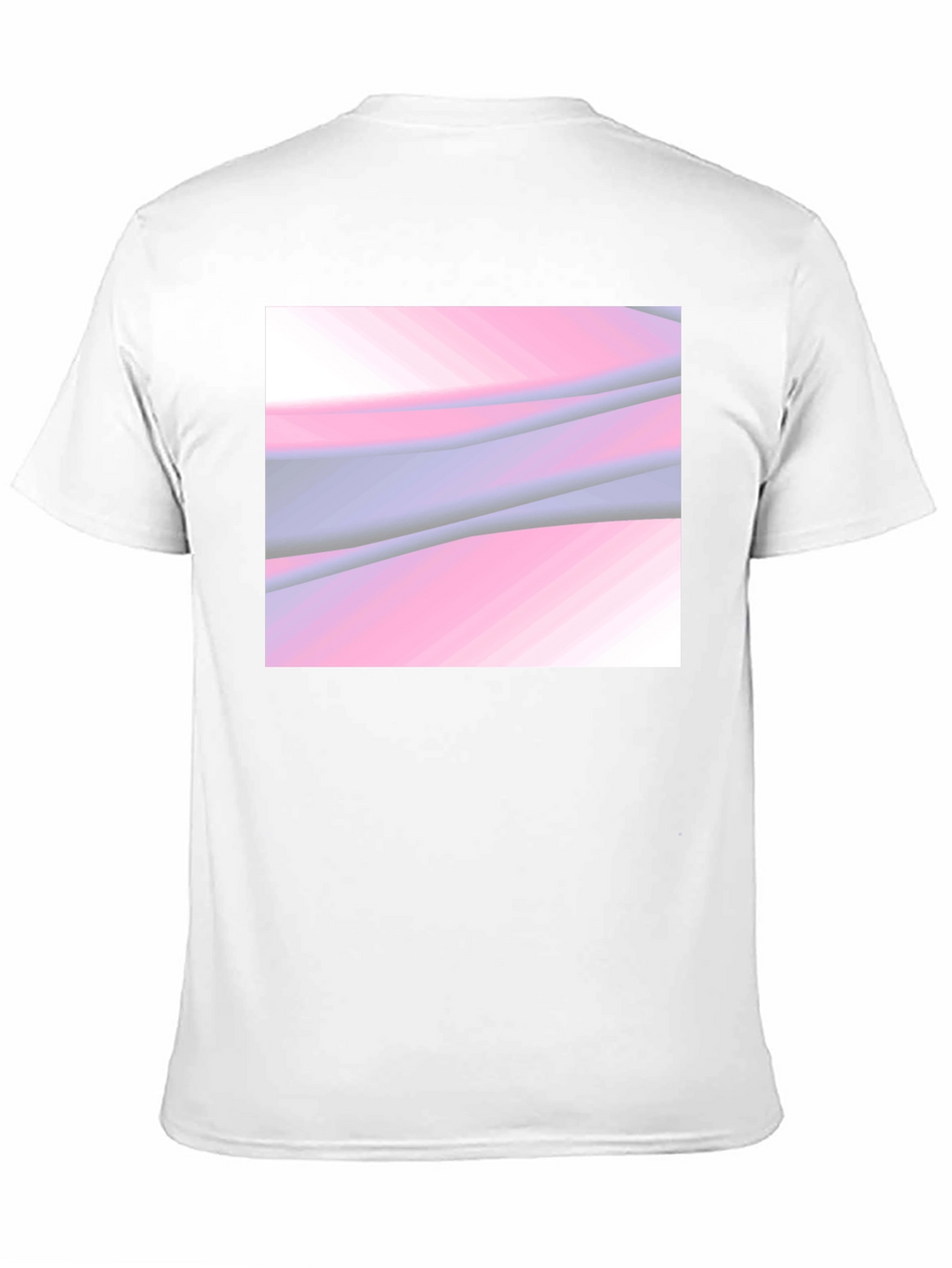 Abstract Wave Graphic Black T-Shirt