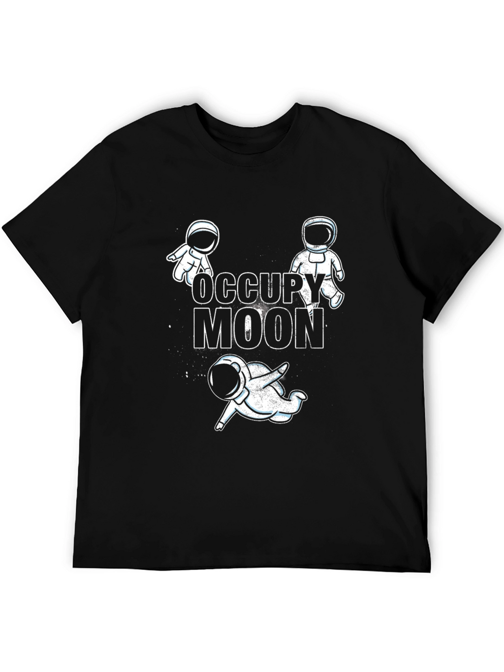 Occupy Moon Graphic T-Shirt - Space Adventure Tee