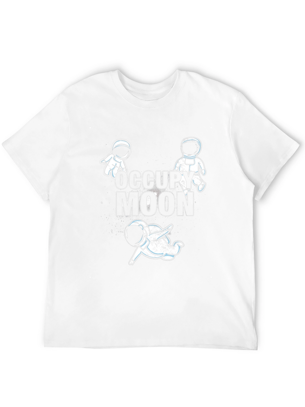 Occupy Moon Graphic T-Shirt - Space Adventure Tee