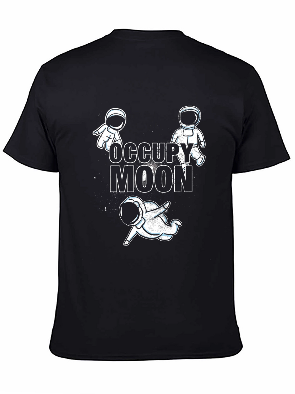 Occupy Moon Graphic T-Shirt - Space Adventure Tee