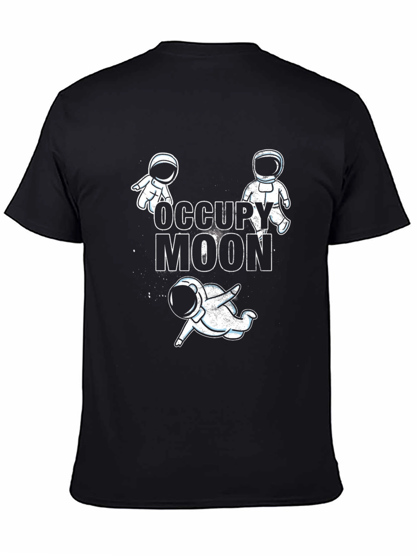 Occupy Moon Graphic T-Shirt - Space Adventure Tee