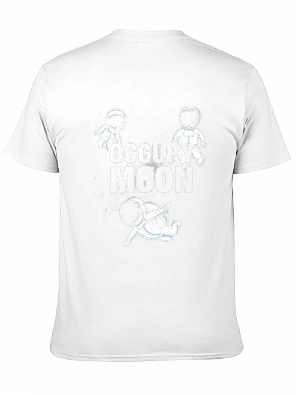 Occupy Moon Graphic T-Shirt - Space Adventure Tee