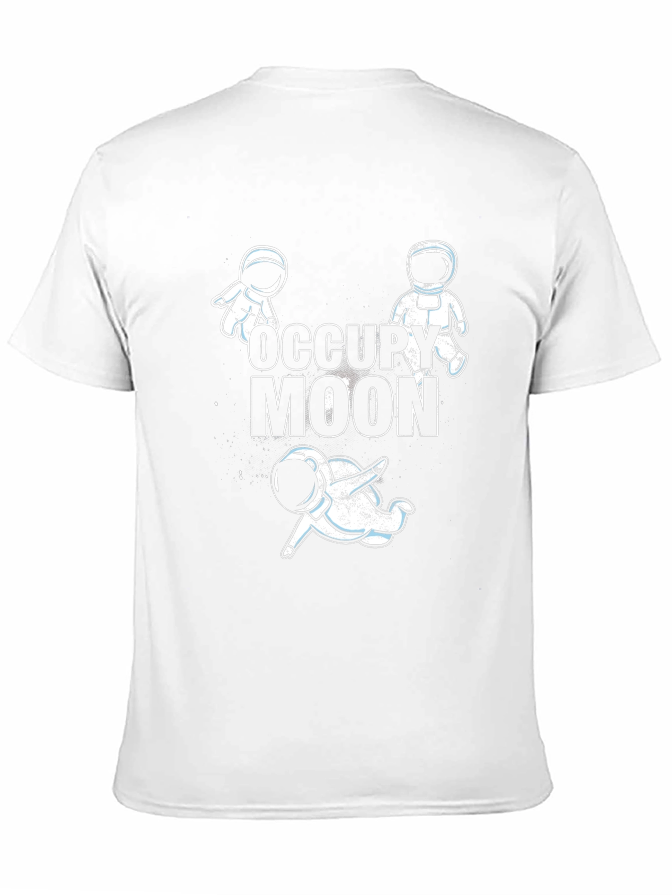 Occupy Moon Graphic T-Shirt - Space Adventure Tee
