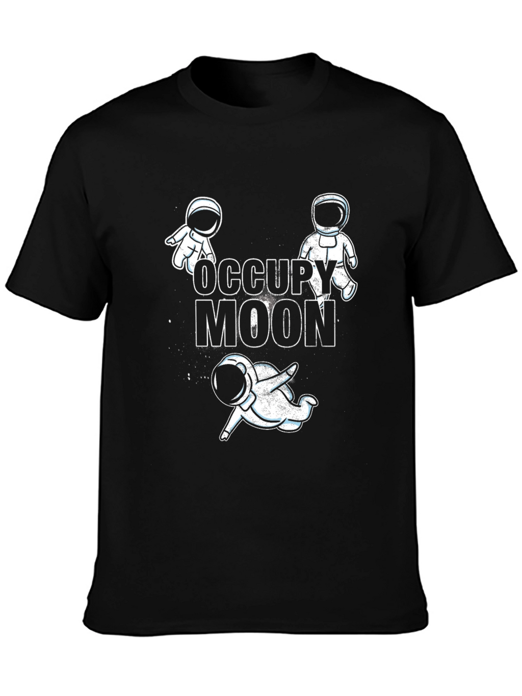 Occupy Moon Graphic T-Shirt - Space Adventure Tee