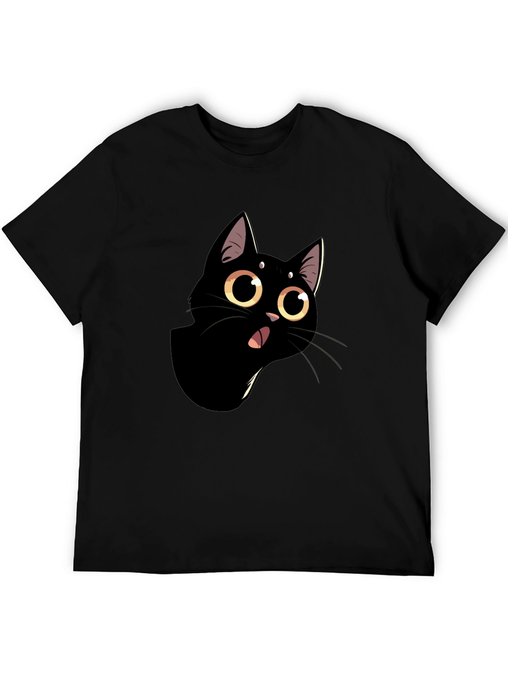Funny Black Cat Graphic Tee