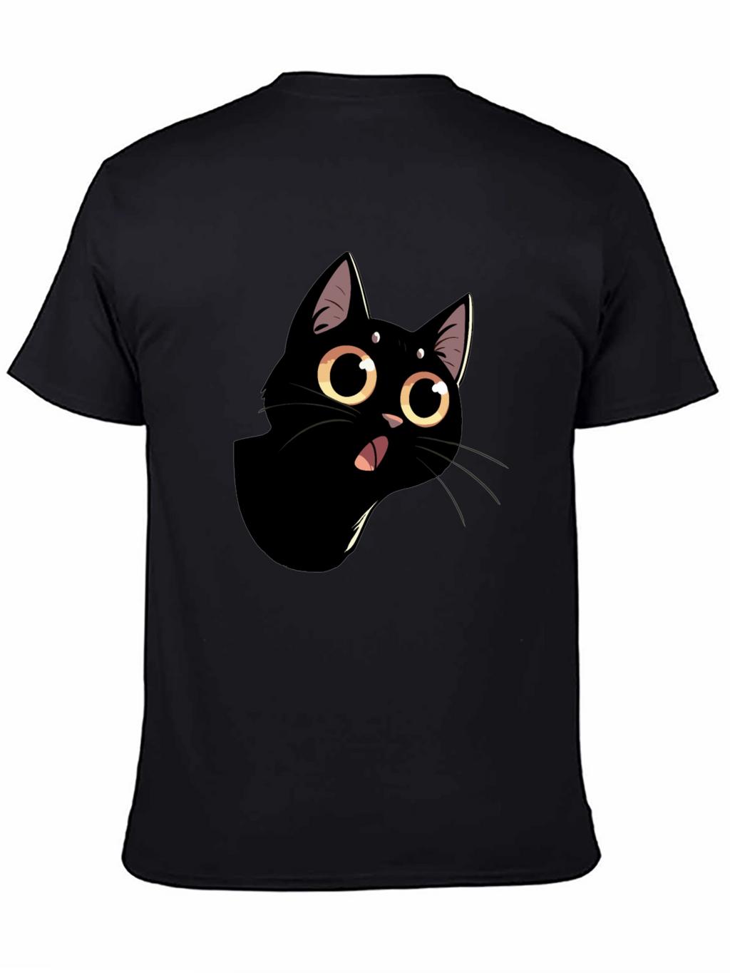 Funny Black Cat Graphic Tee