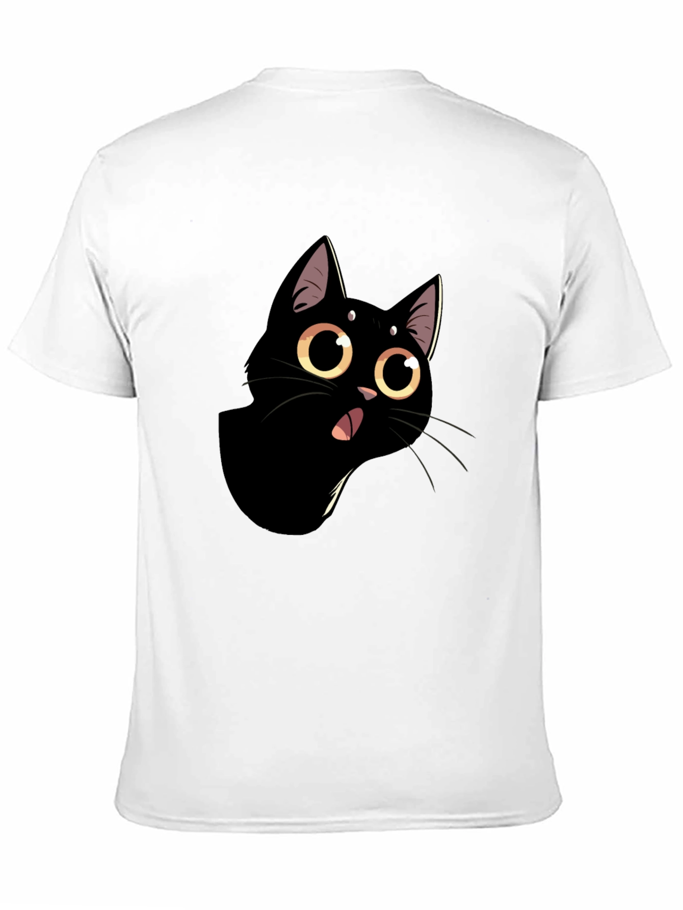 Funny Black Cat Graphic Tee