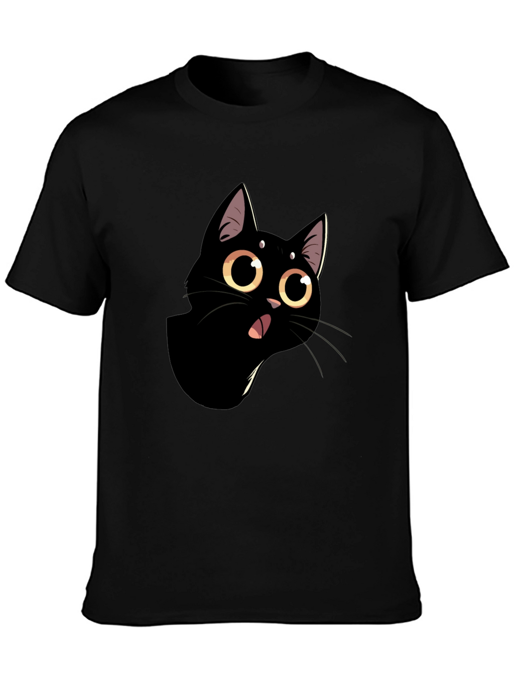 Funny Black Cat Graphic Tee