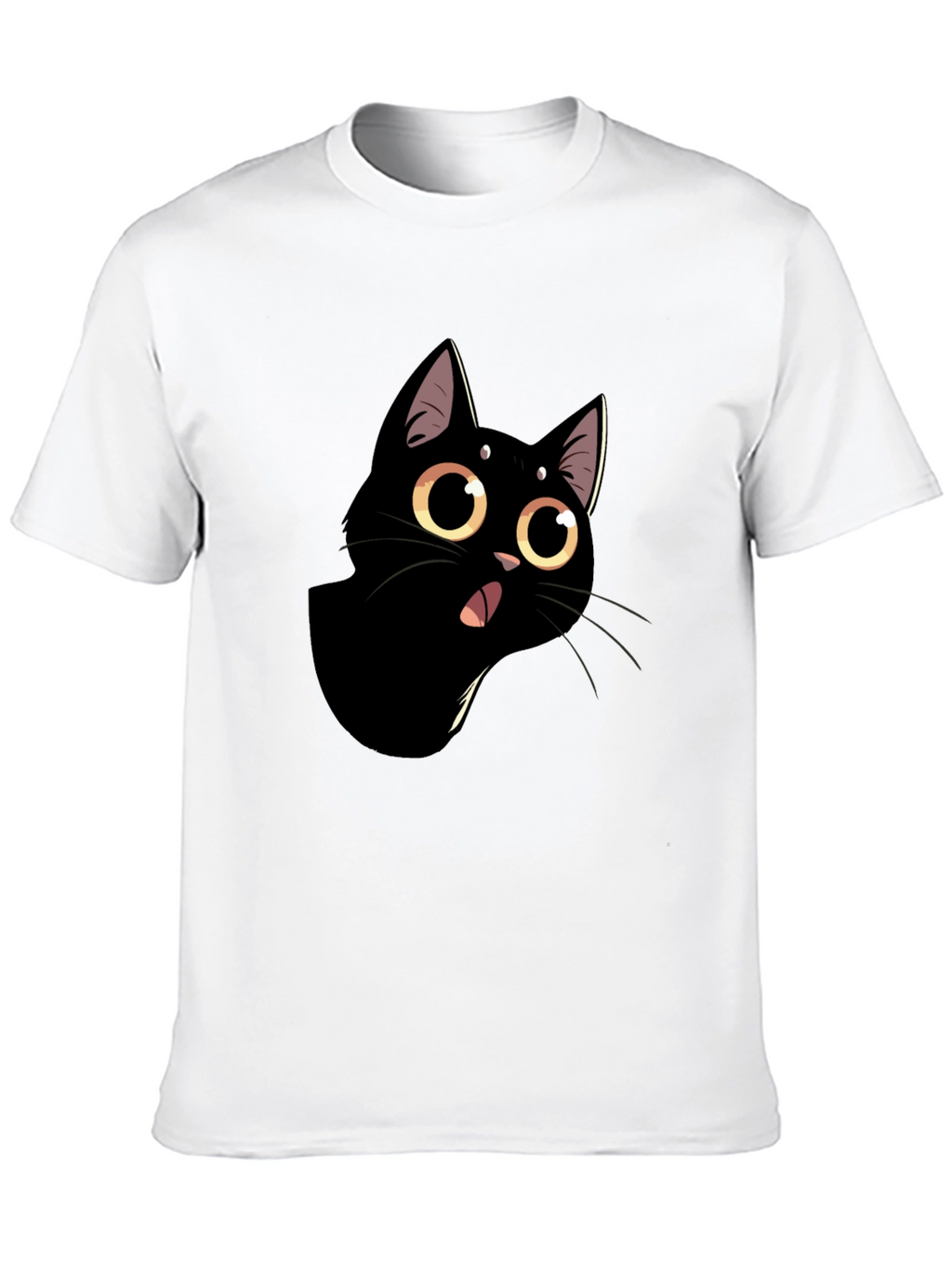 Funny Black Cat Graphic Tee
