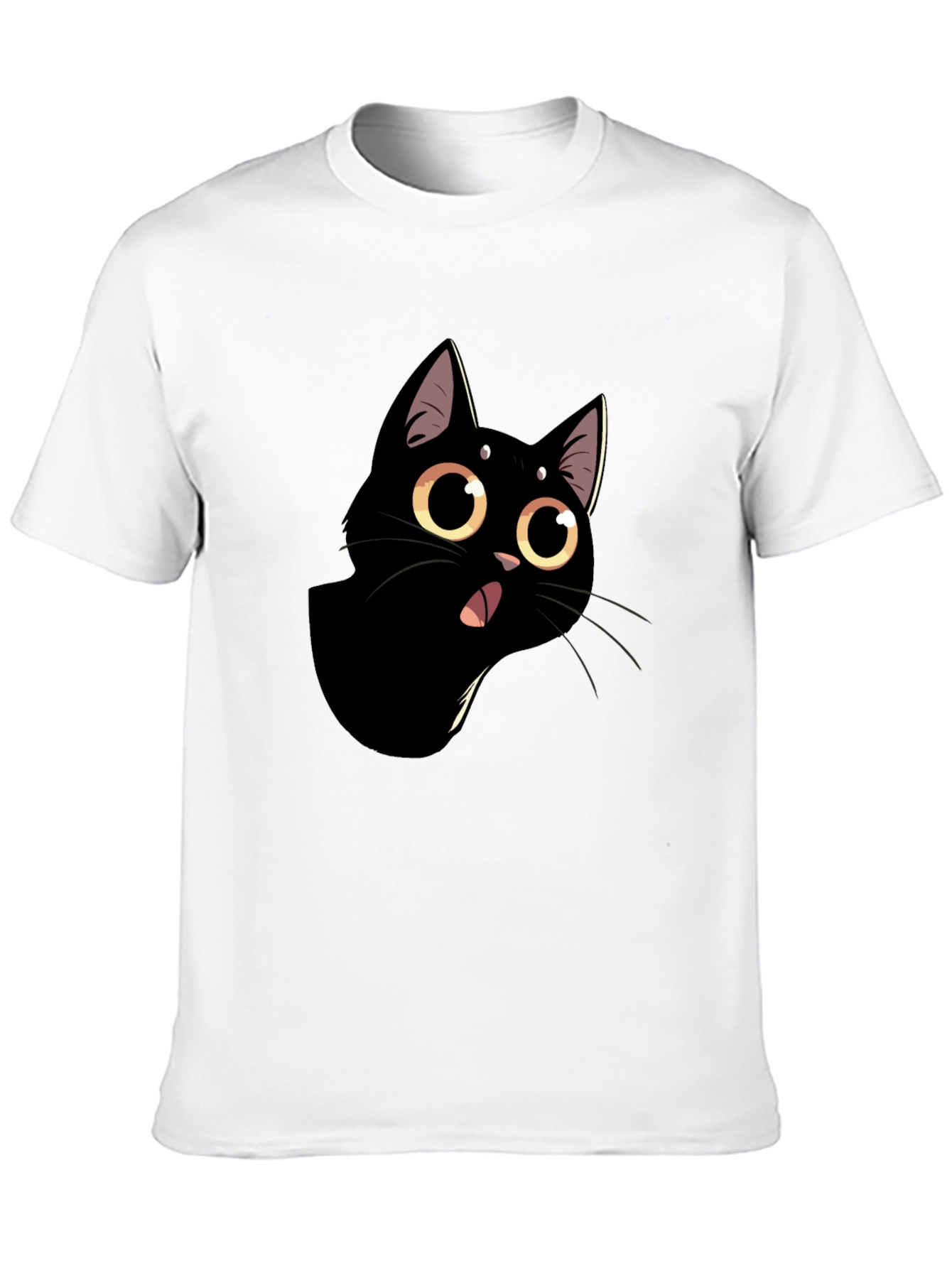 Funny Black Cat Graphic Tee
