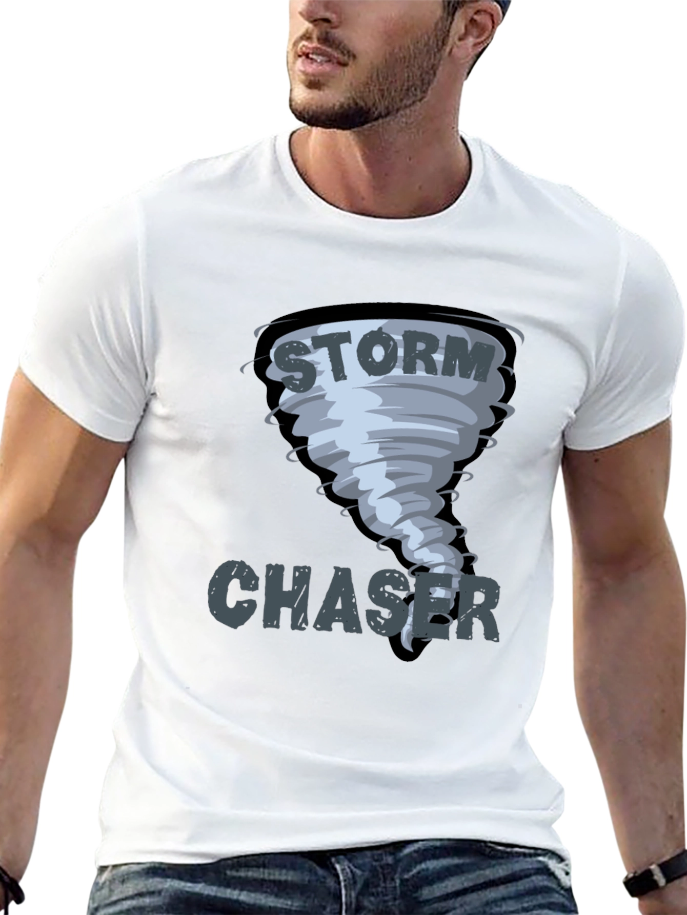 Storm Chaser Graphic Print Mens T-Shirt