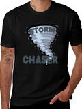Storm Chaser Graphic Print Mens T-Shirt