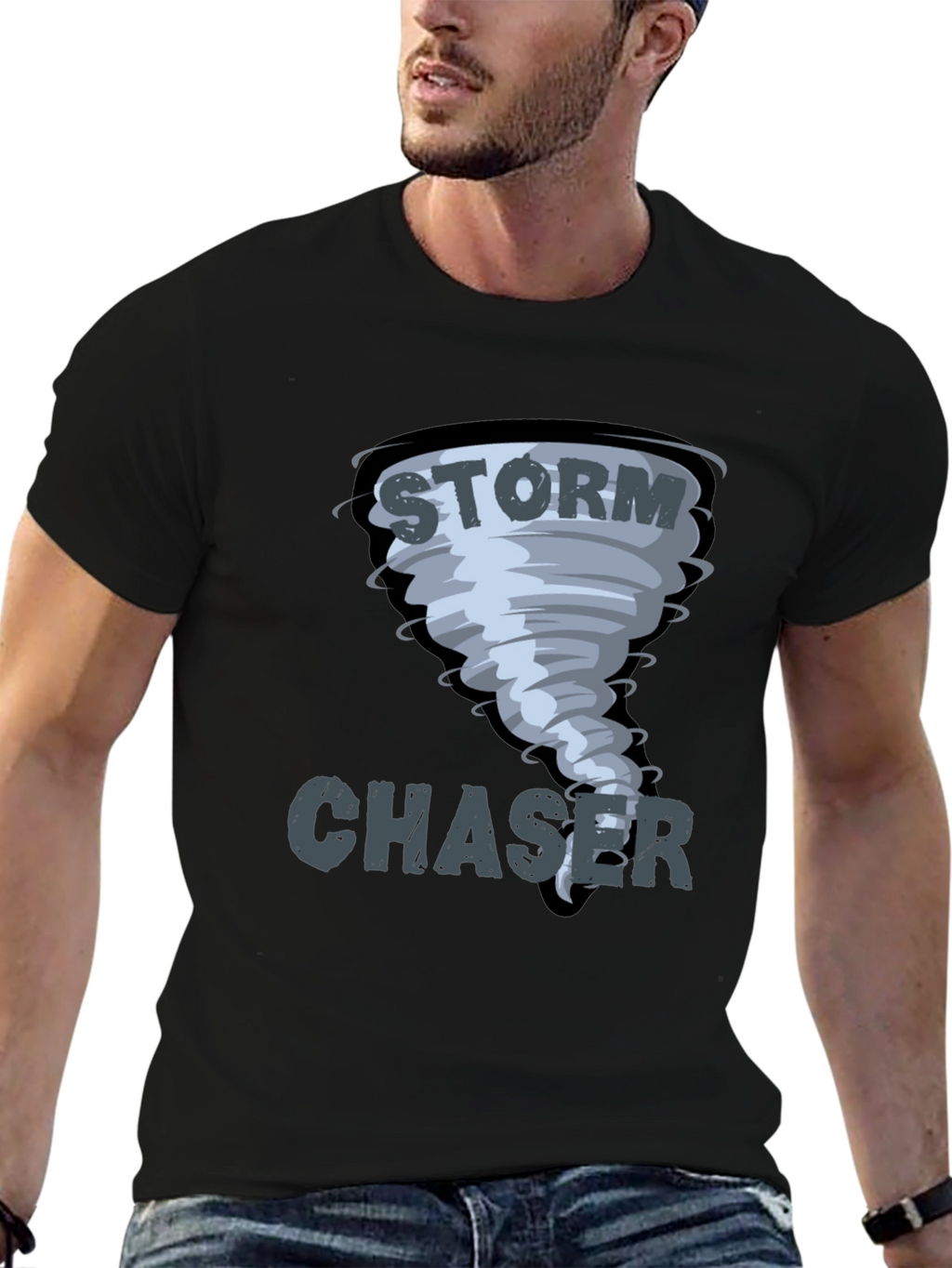 Storm Chaser Graphic Print Mens T-Shirt