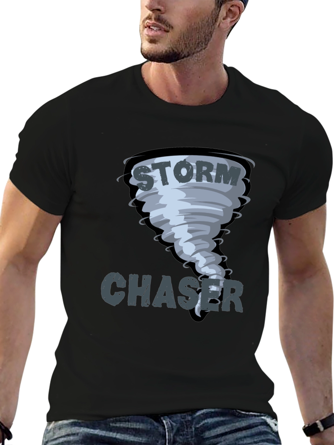 Storm Chaser Graphic Print Mens T-Shirt