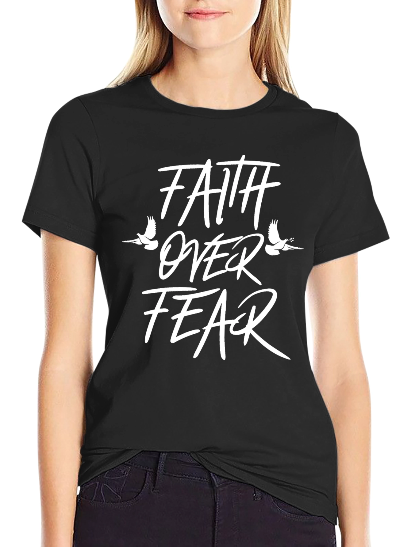 Faith Over Fear Graphic T-Shirt