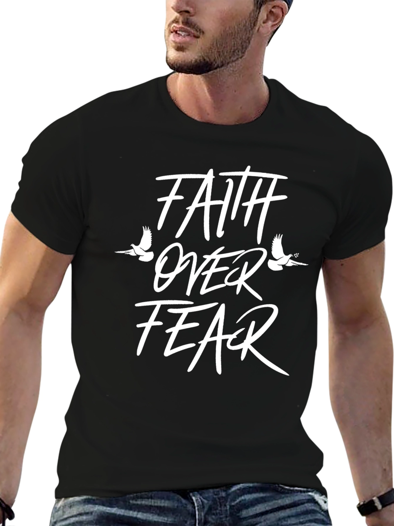 Faith Over Fear Graphic T-Shirt