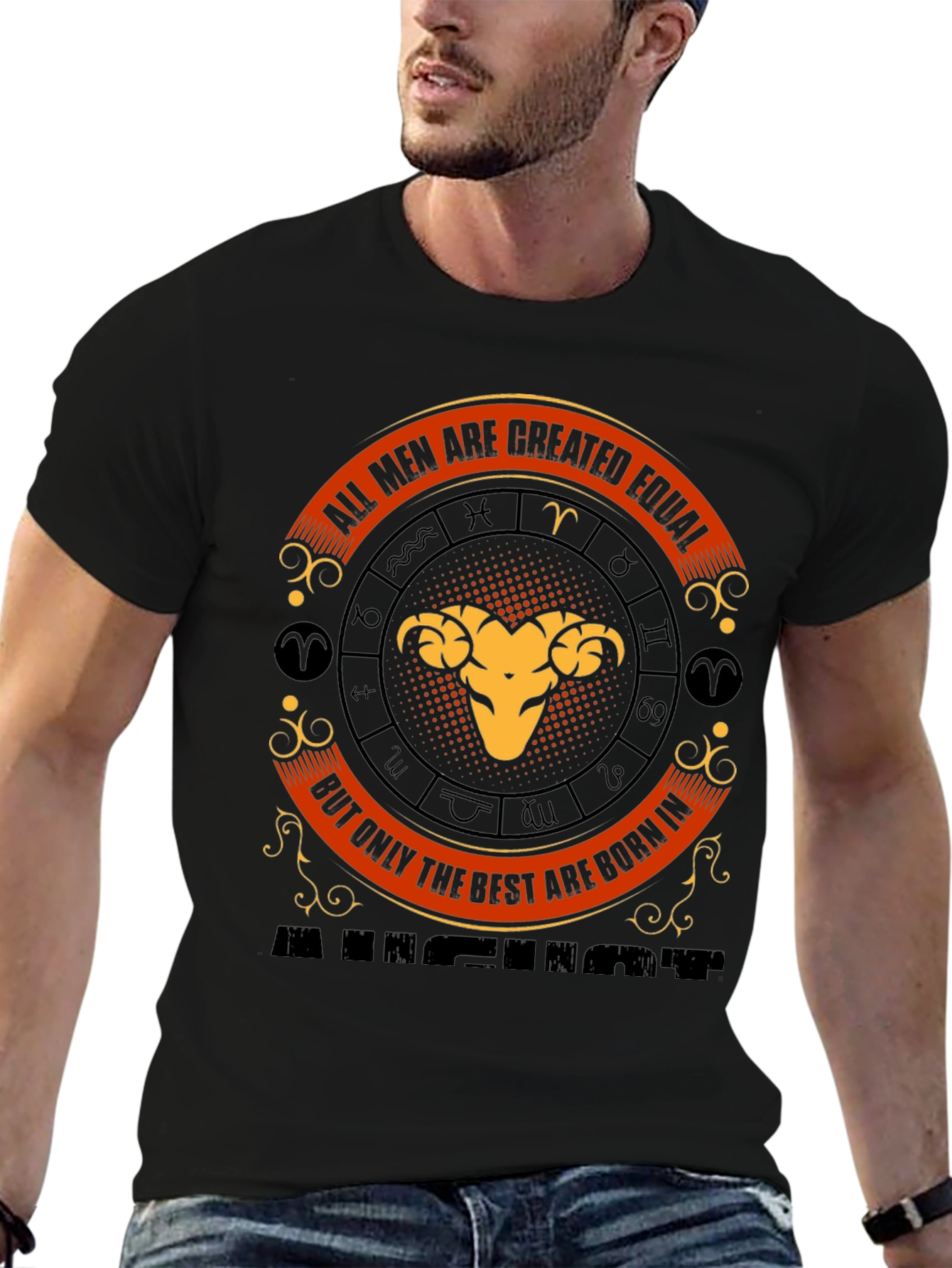 Aries Zodiac T-Shirt - All Men Created Equal