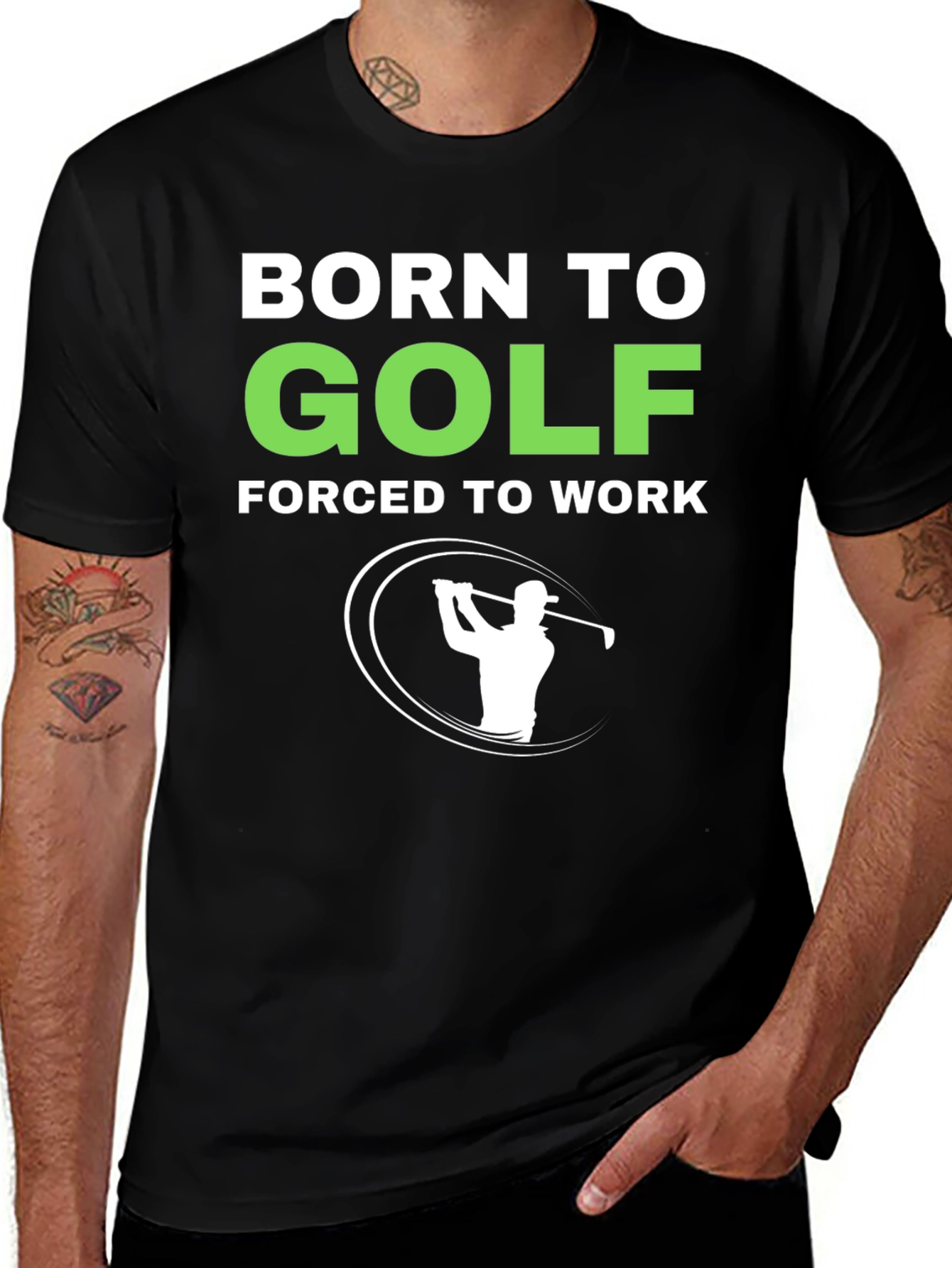 Born to Golf T-Shirt - Funny Golfing Tee
