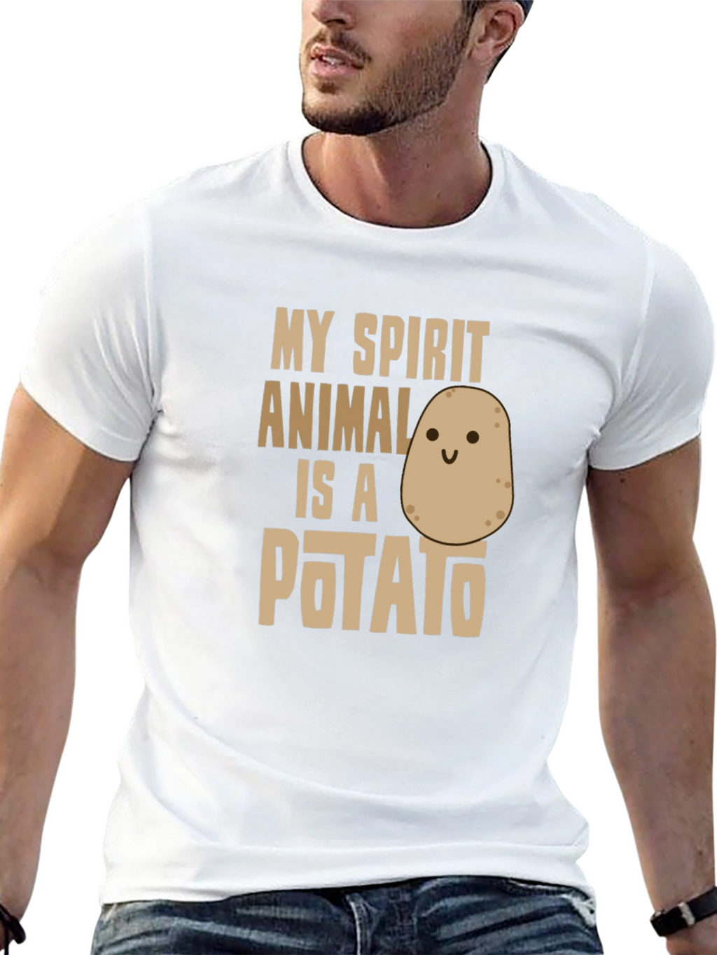 My Spirit Animal is a Potato Funny T-Shirt