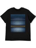 Denim Print Tee - Novelty Casual Shirt