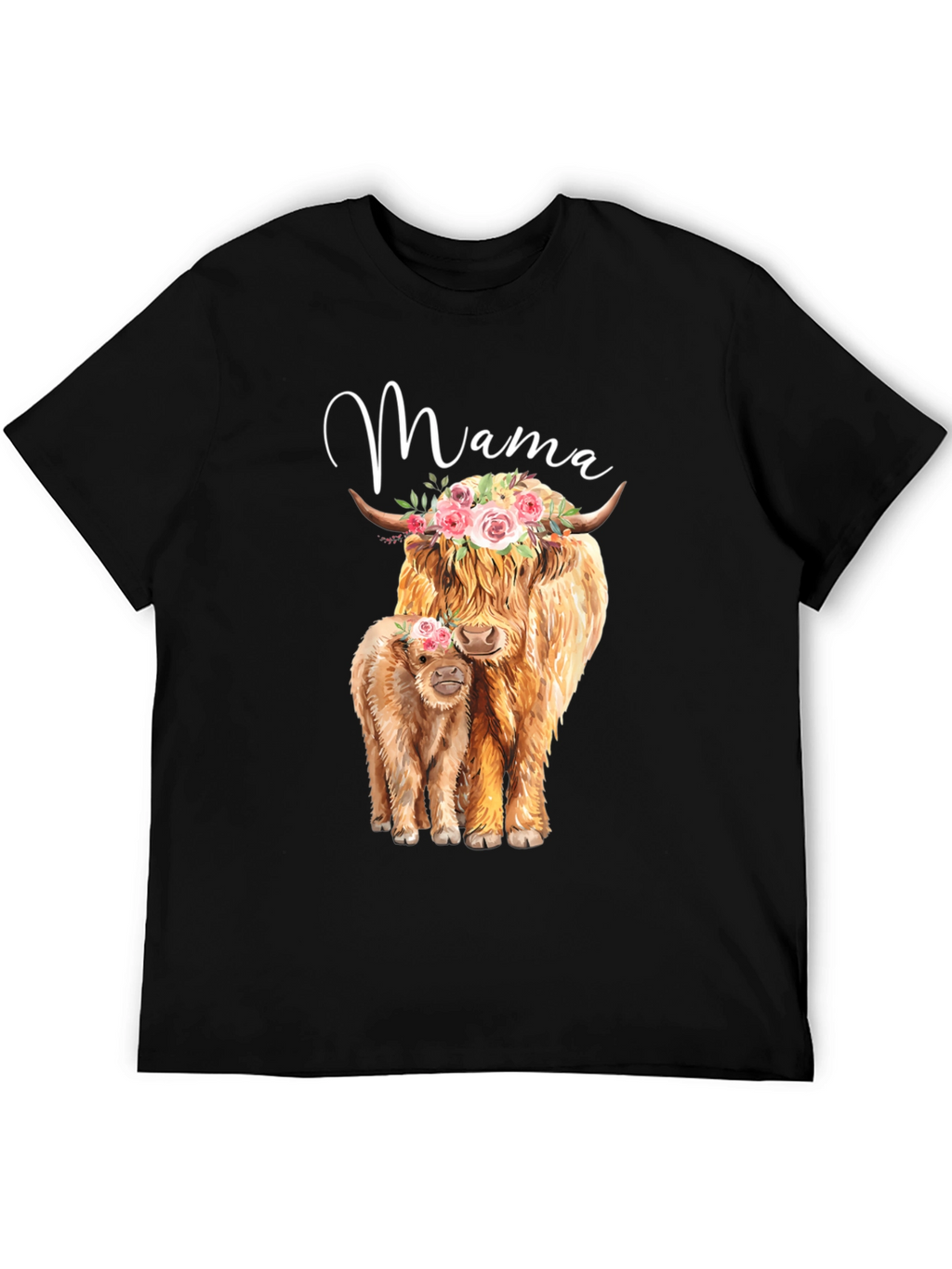 Mama Highland Cow T-Shirt