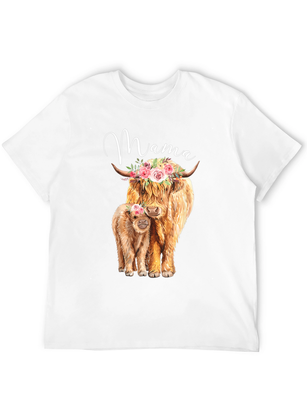 Mama Highland Cow T-Shirt