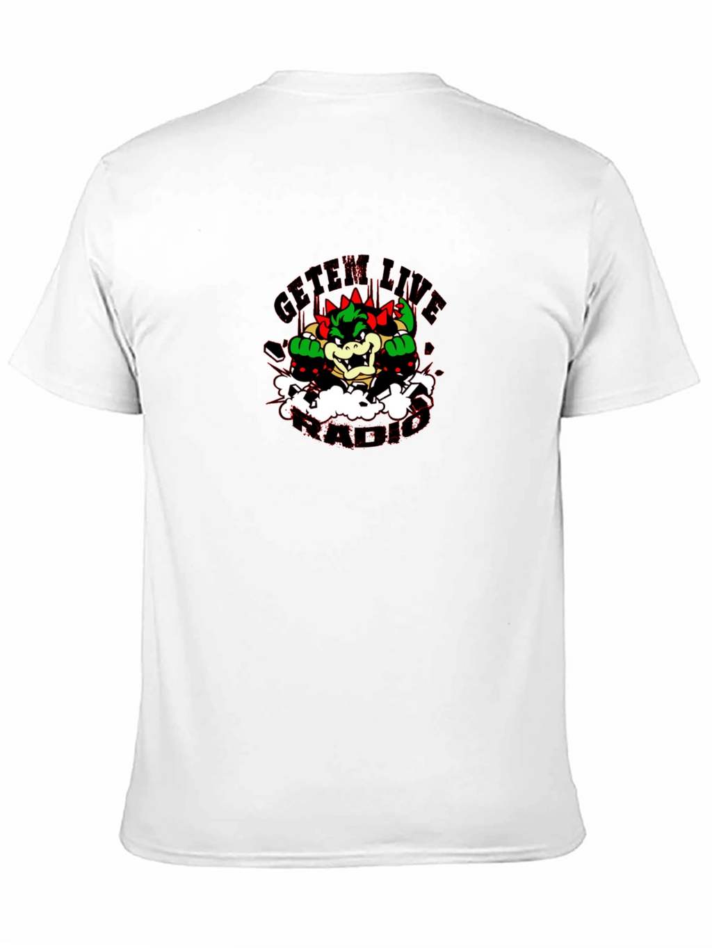 Bowser GetEm Live Black T-Shirt