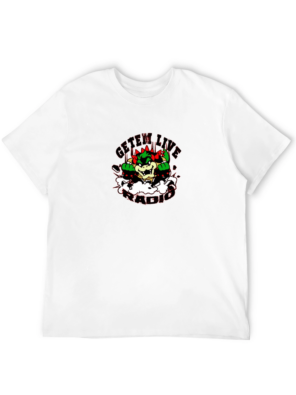 Bowser GetEm Live Black T-Shirt