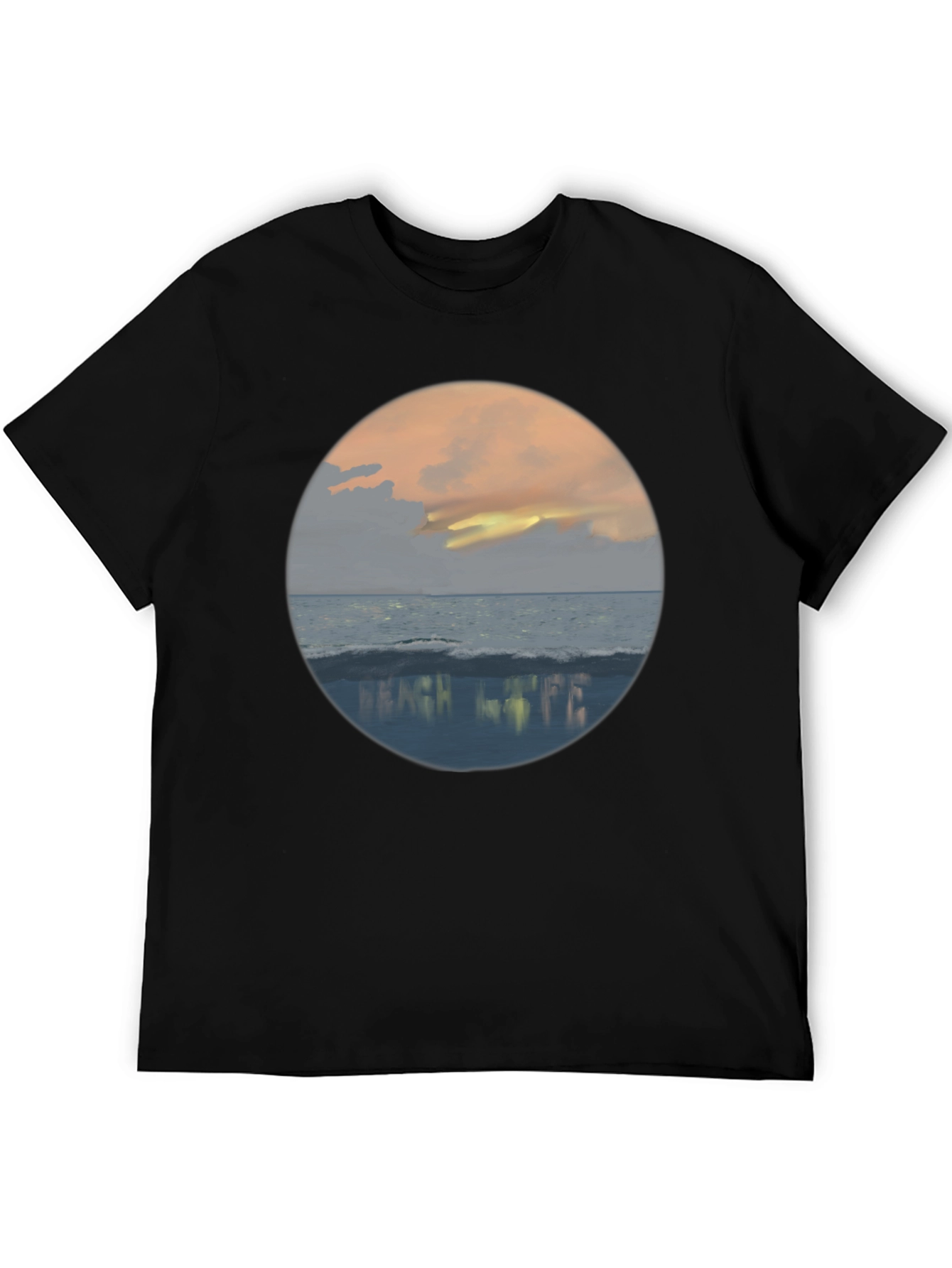 Beach Life Sunset Graphic Tee