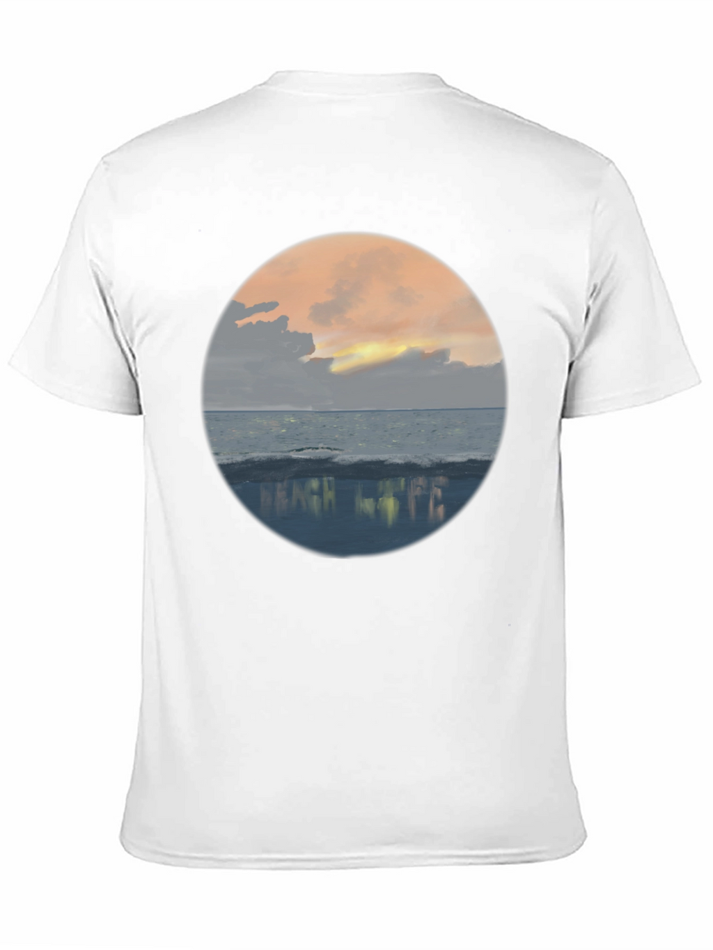 Beach Life Sunset Graphic Tee