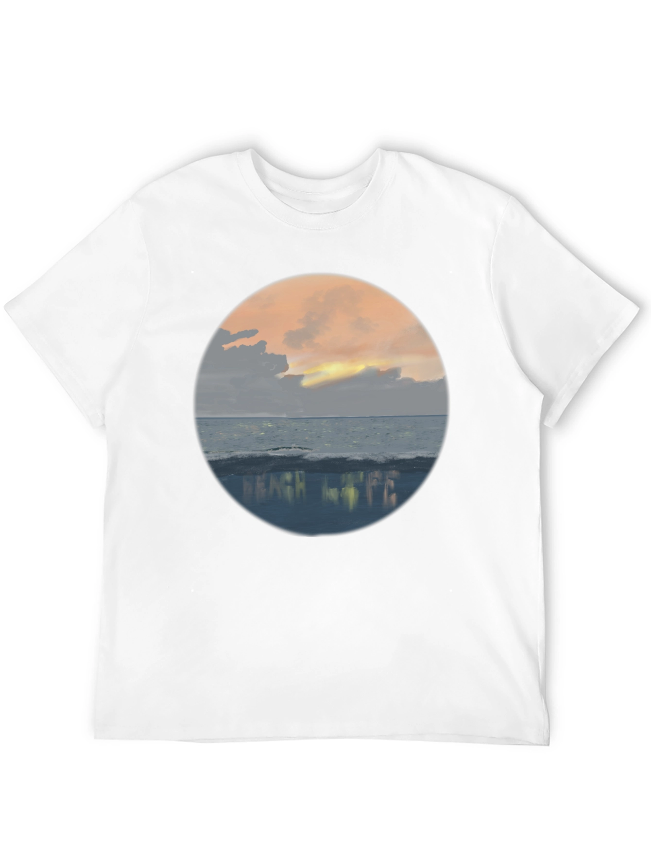 Beach Life Sunset Graphic Tee